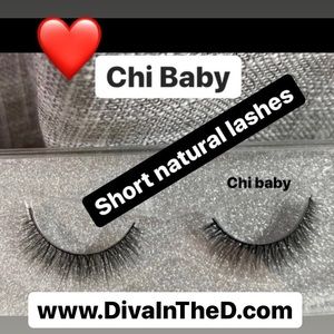 Short 💯 Mink Eyelash Strips washable reusable